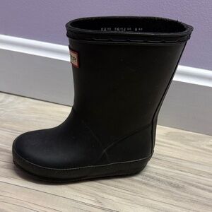 Hunter Kids Classic Black Rain Boots